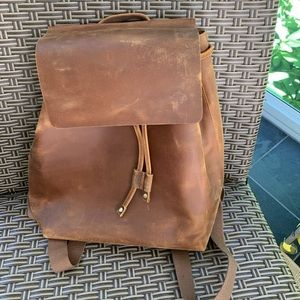 S-Zone Leather backpack